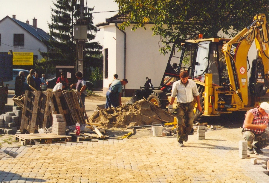 A parkoló felújítása