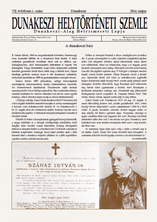 VII. évf. 1. sz. (2014. május)