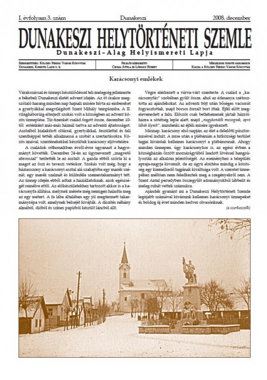 I. évf. 3. sz. (2008. december)