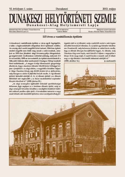 VI. évf. 1. sz. (2013. május)