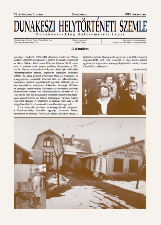 VI. évf. 3. sz. (2013. december)