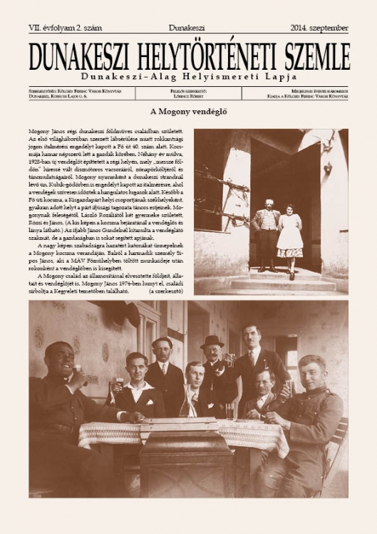 VII. évf. 2. sz. (2014. szeptember)