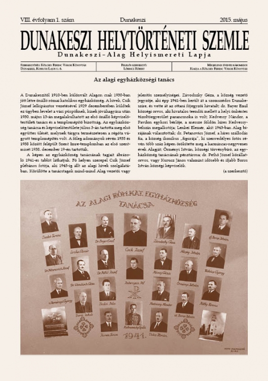 VIII. évf. 1. sz. (2015. május)