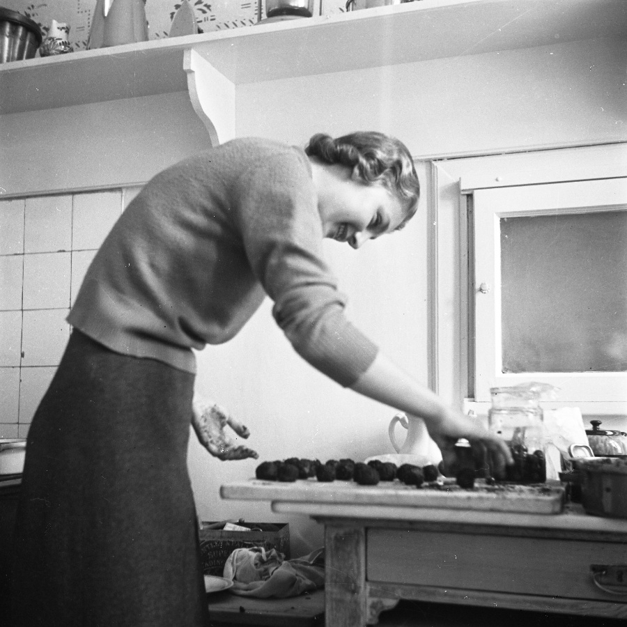 Petanovits Mária a konyhában