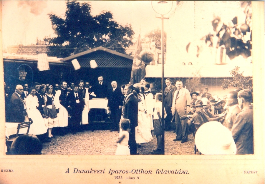 Dunakeszi Iparos otthon felavatása