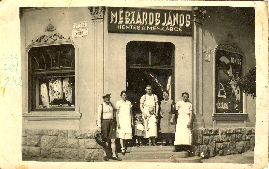 Mészáros János hentes és mészáros