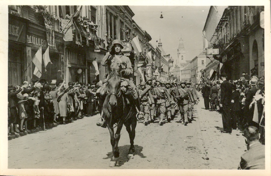 Bevonulás Szatmárnémetibe