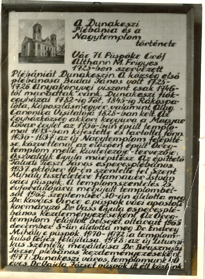 Szent Mihály templom története