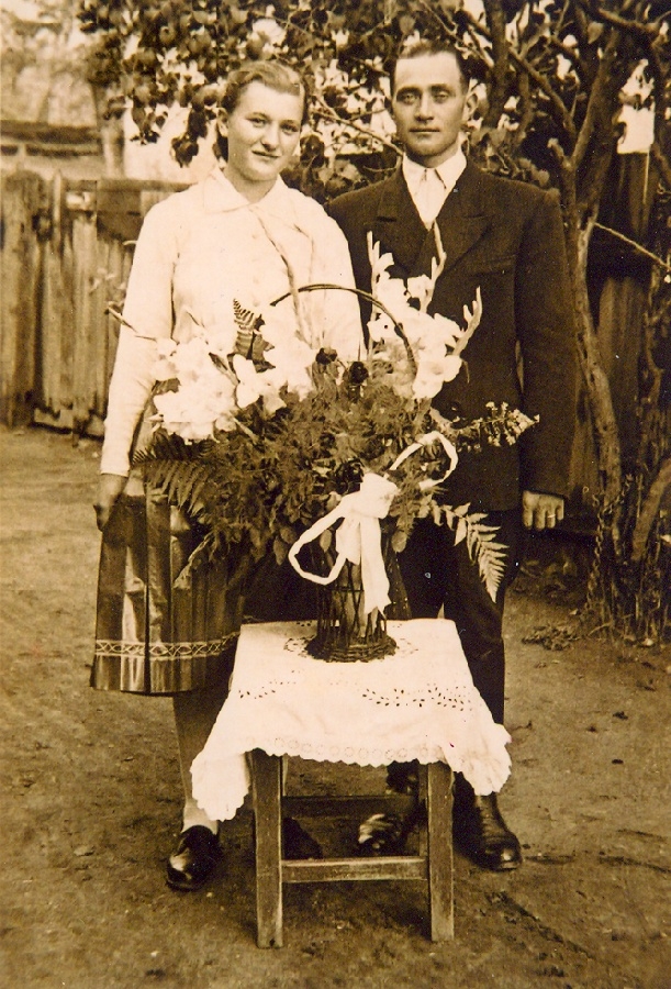 Eljegyzési virágkosár