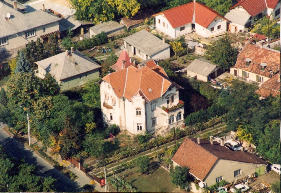 Dunakeszi látkép, légi felvétel