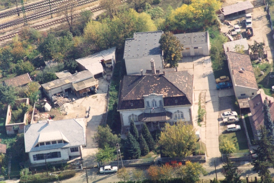 Dunakeszi látkép, légi felvétel