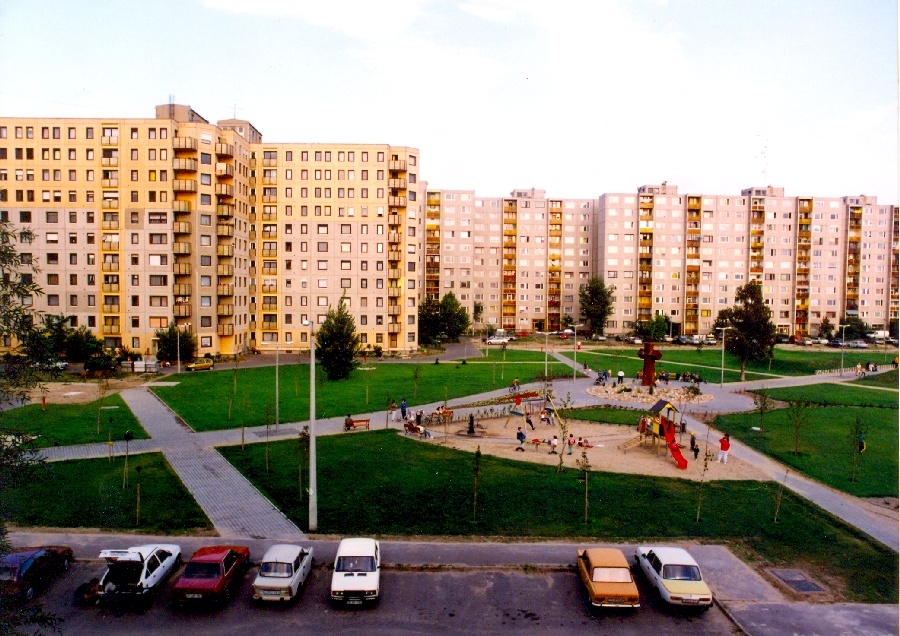 Dunakeszi látkép, légi felvétel