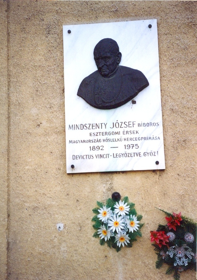 Mindszenty József emléktábla