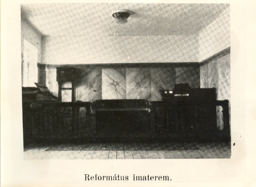 Legényotthon, református imaterem