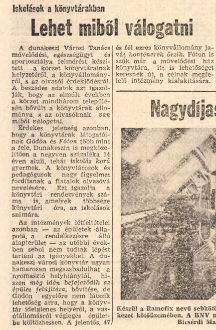 Iskolások a könyvtárakban. Lehet miből válogatni