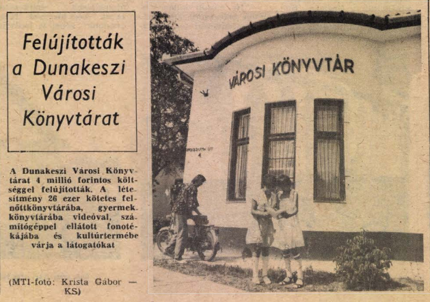 Felújították a Dunakeszi Városi Könyvtárat