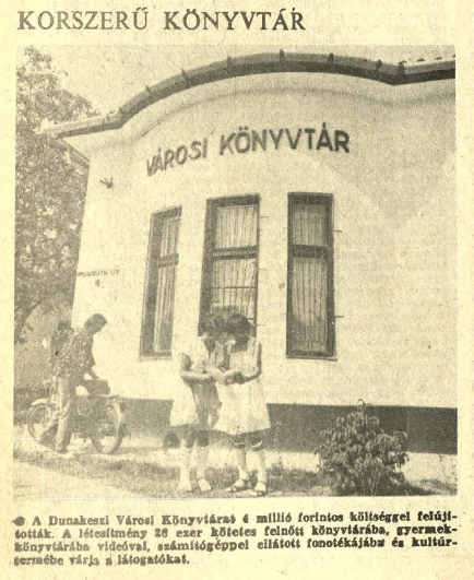 Korszerű könyvtár