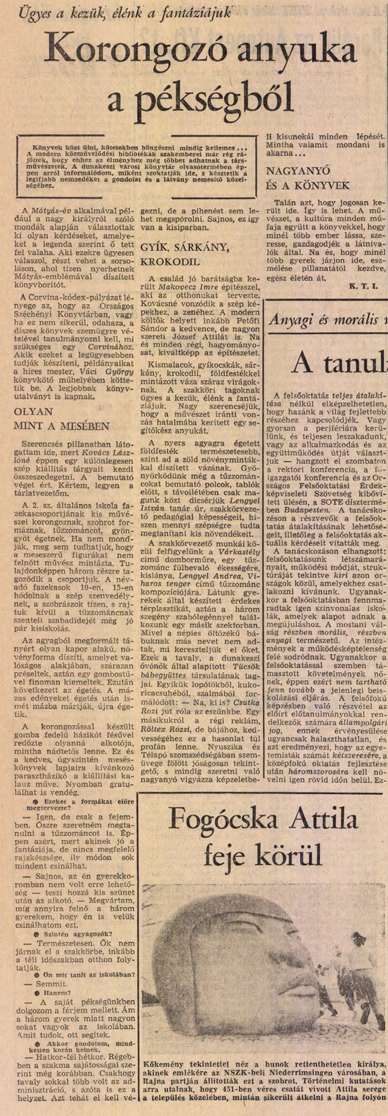 Korongozó anyuka a pékségből