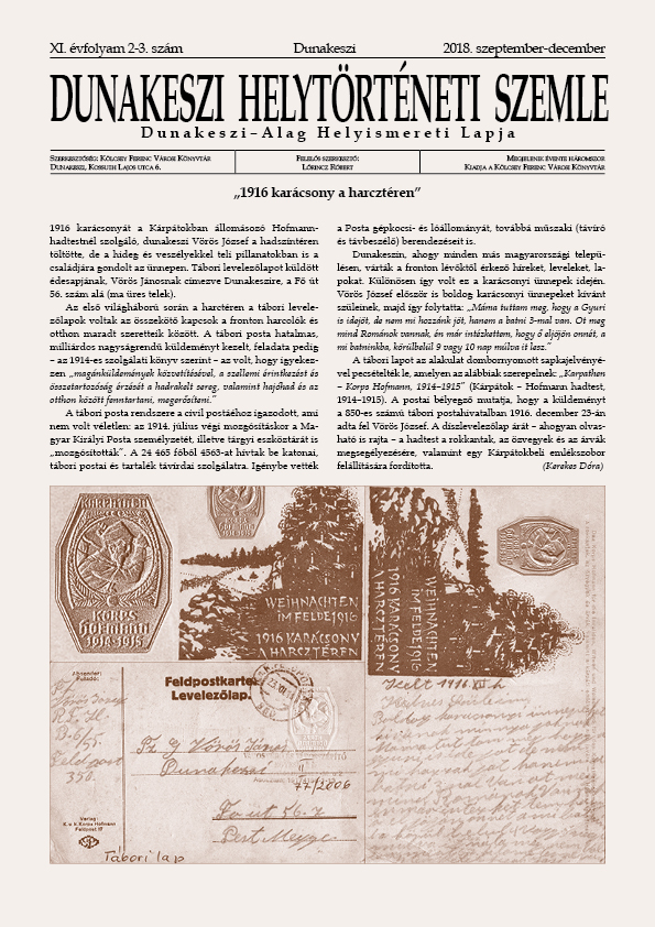 XI. évf. 2-3. sz. (2018. szeptember-december)