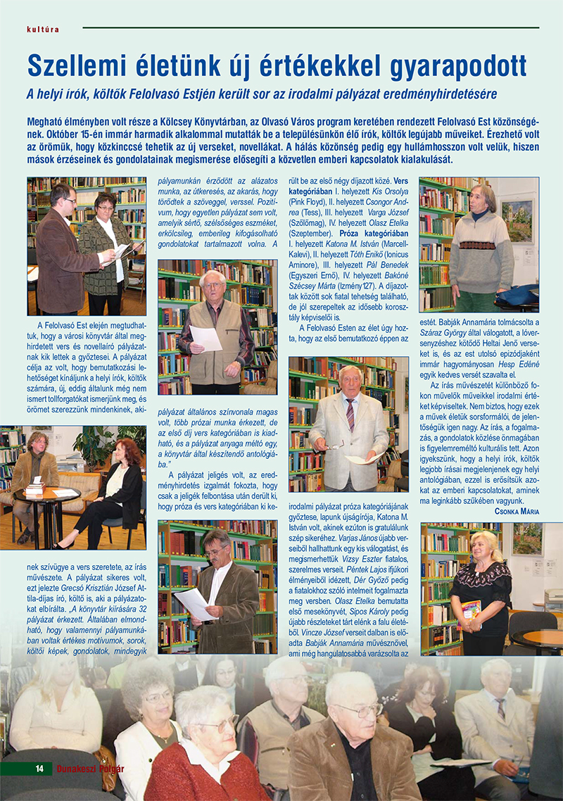 Szellemi életünk új értékekkel gyarapodott