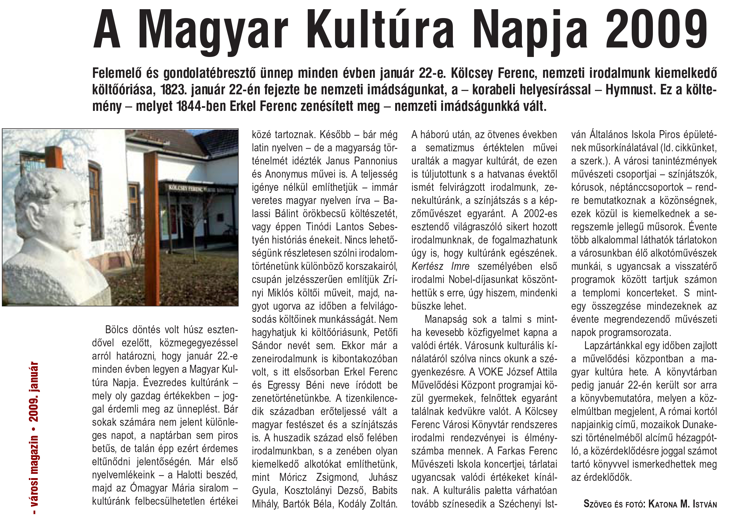 A Magyar Kultúra Napja 2009