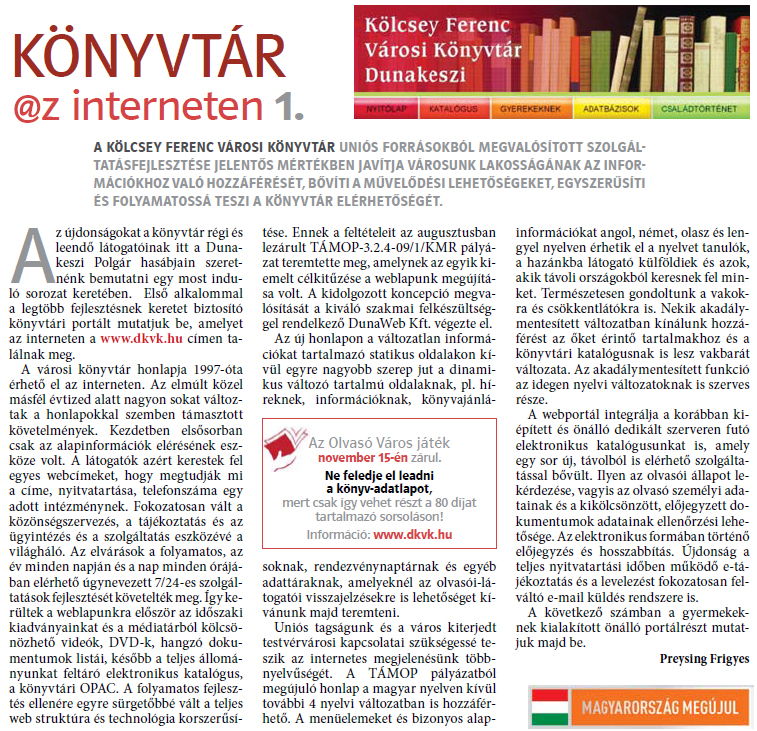 Könyvtár @z interneten 1.