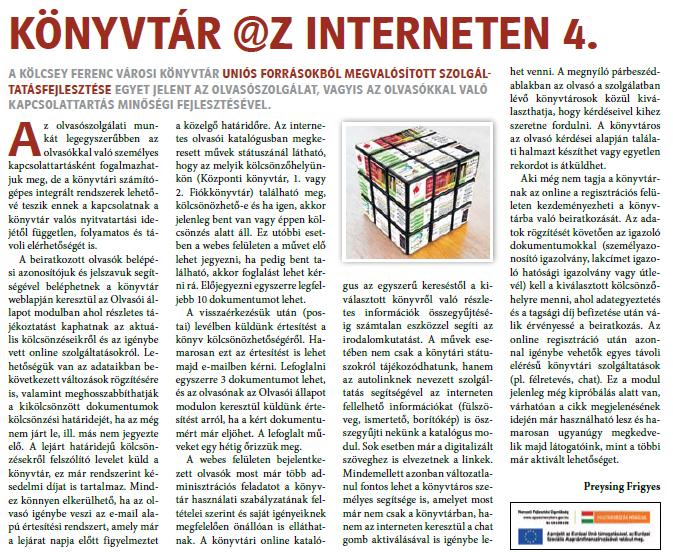 Könyvtár @z interneten 4.