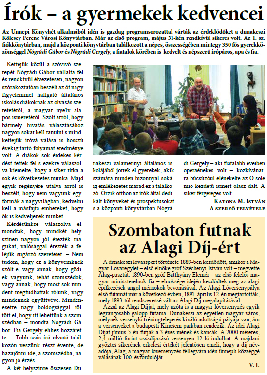 Írók – a gyermekek kedvencei