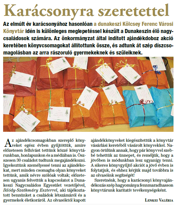 Karácsonyra szeretettel