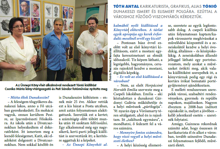 [Tóth Antal karikaturista, grafikus, alias Tónió…]