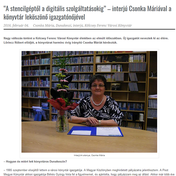 “A stencilgéptől a digitális szolgáltatásokig”