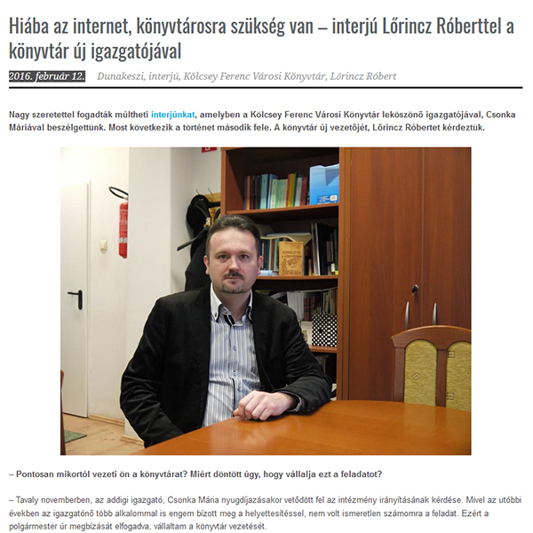 Hiába az internet, könyvtárosra szükség van