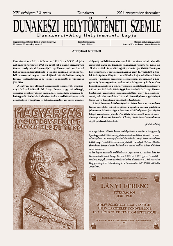 XIV. évf. 2-3. sz. (2021. szeptember-december)
