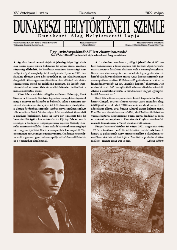 XV. évf. 1.sz. (2022. május)